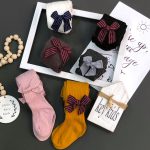 جوراب شلواری راه راه