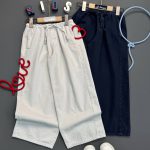 شلوار بگ کتان - Image 3