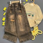 شلوار بگ جین - Image 3