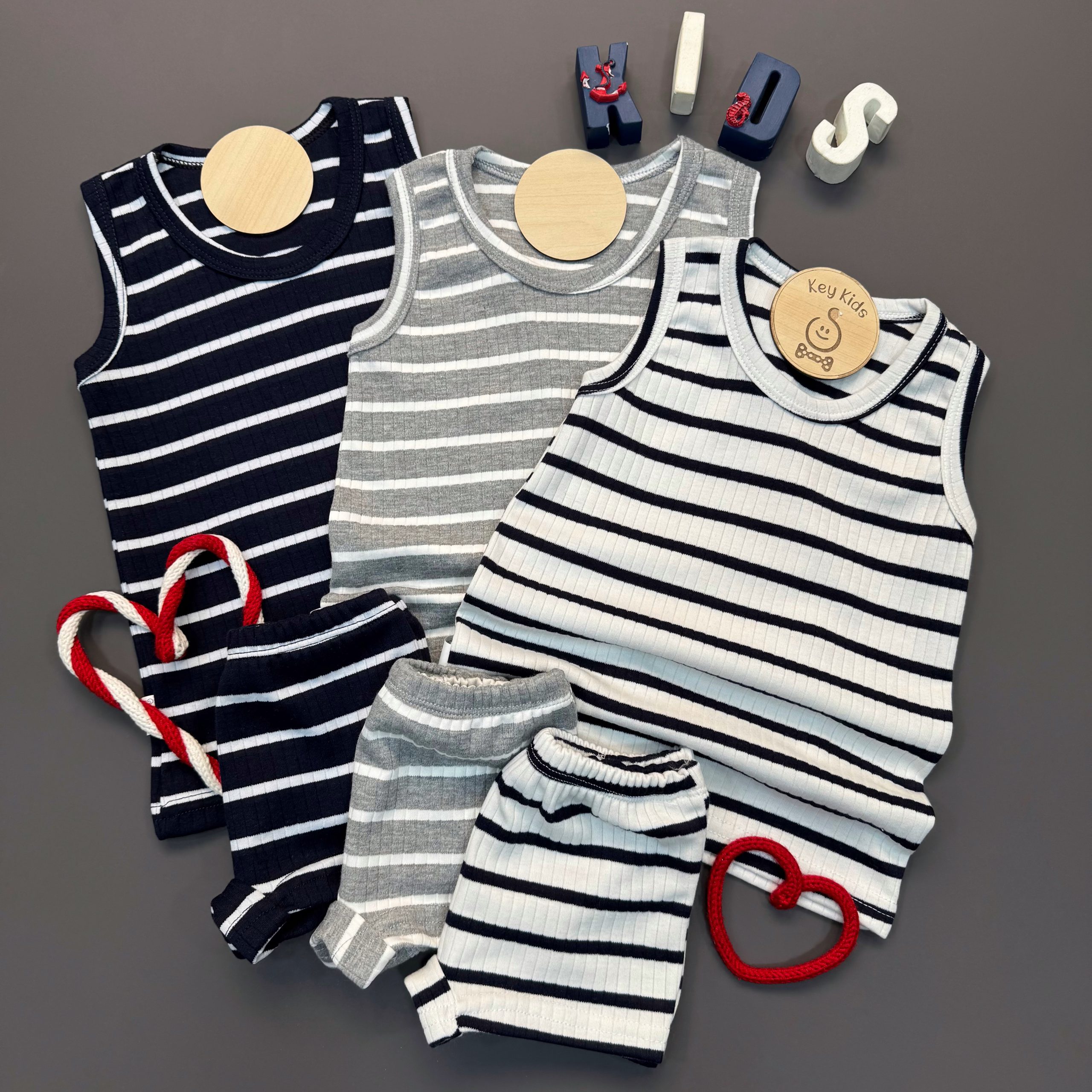 IMG_3482 شورت رکابی stripes - Image 1