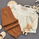 شومیز شلوار چین دار