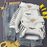 هودی شلوار دورنگی