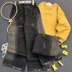 شلوار فول بگ جین