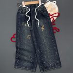 شلوار بگ نگینی