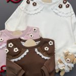 بلوز یقه گل