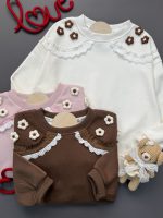بلوز یقه گل